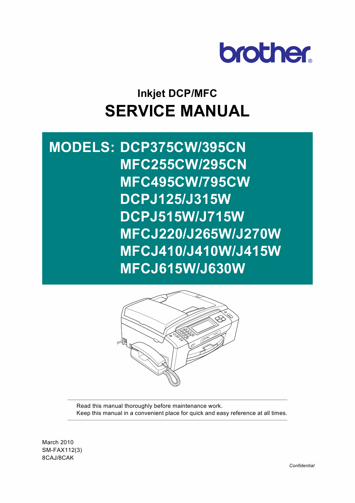 Brother Inkjet-MFC 255 295 495 795 CW-CN DCP375CW 395CN Service Manual-1